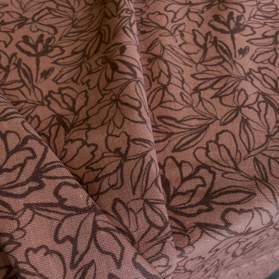 rose pink viscose fabric ideal for summer clothes with an excellent drape