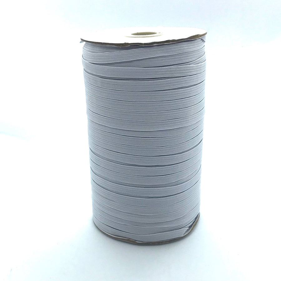 This 6mm / 0.25" white Cord Elastic is perfect for dressmaking. Its elastic and corded design ensures a perfect fit for any garment. Made from high-quality materials, it provides comfort and durability. Add this essential to your sewing kit now!