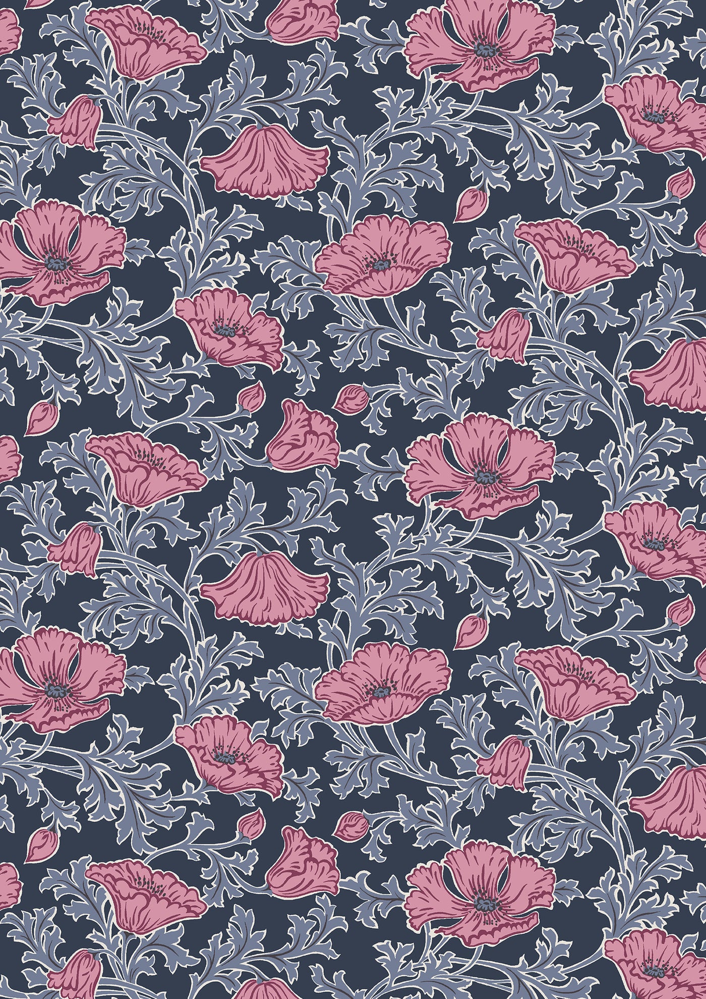 Beatrice poppy from the winterbourne collection by Liberty of London fabrics
