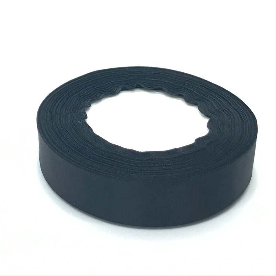 Black single faced ribbon for crafts