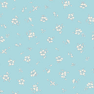 Liberty of London - Flower Show Midsummer Collection    Inspired by a Liberty design originally created during the mid-1930s, this charming pattern features scattered delicate roses and tin buds.  An ideal quilting coordinate with lots of grounds space, the outlined monochrome flowers offer a fresh and contemporary version of an archival pattern.     These gorgeous fabrics are 112cm/44" and 100% cotton. 