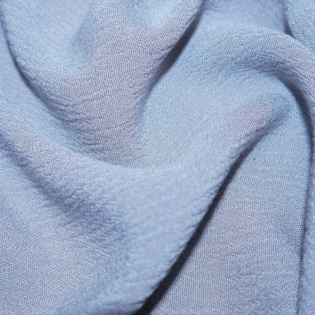 Grey Crinkle Viscose Fabric