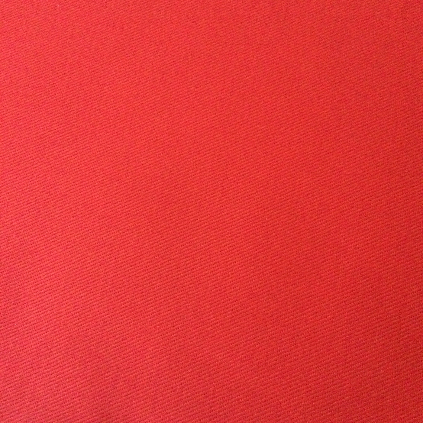Red cotton drill fabric