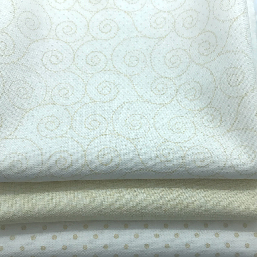 Photo of Fat quarter bundles of cream basically hugs red rooster collection