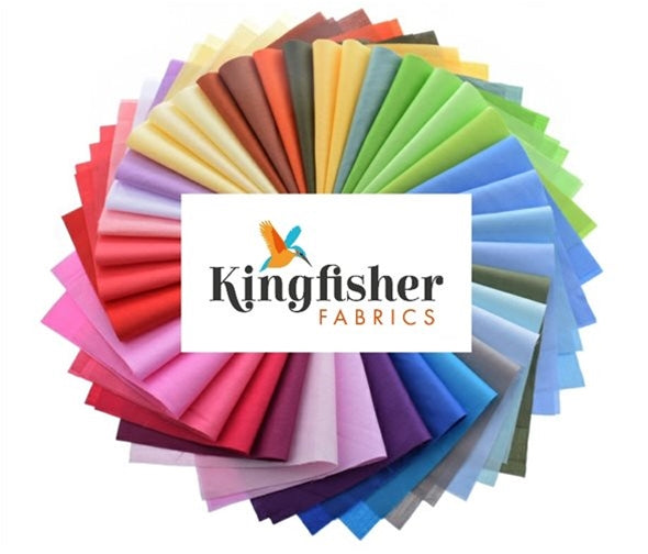 Kingfisher cotton fabric
