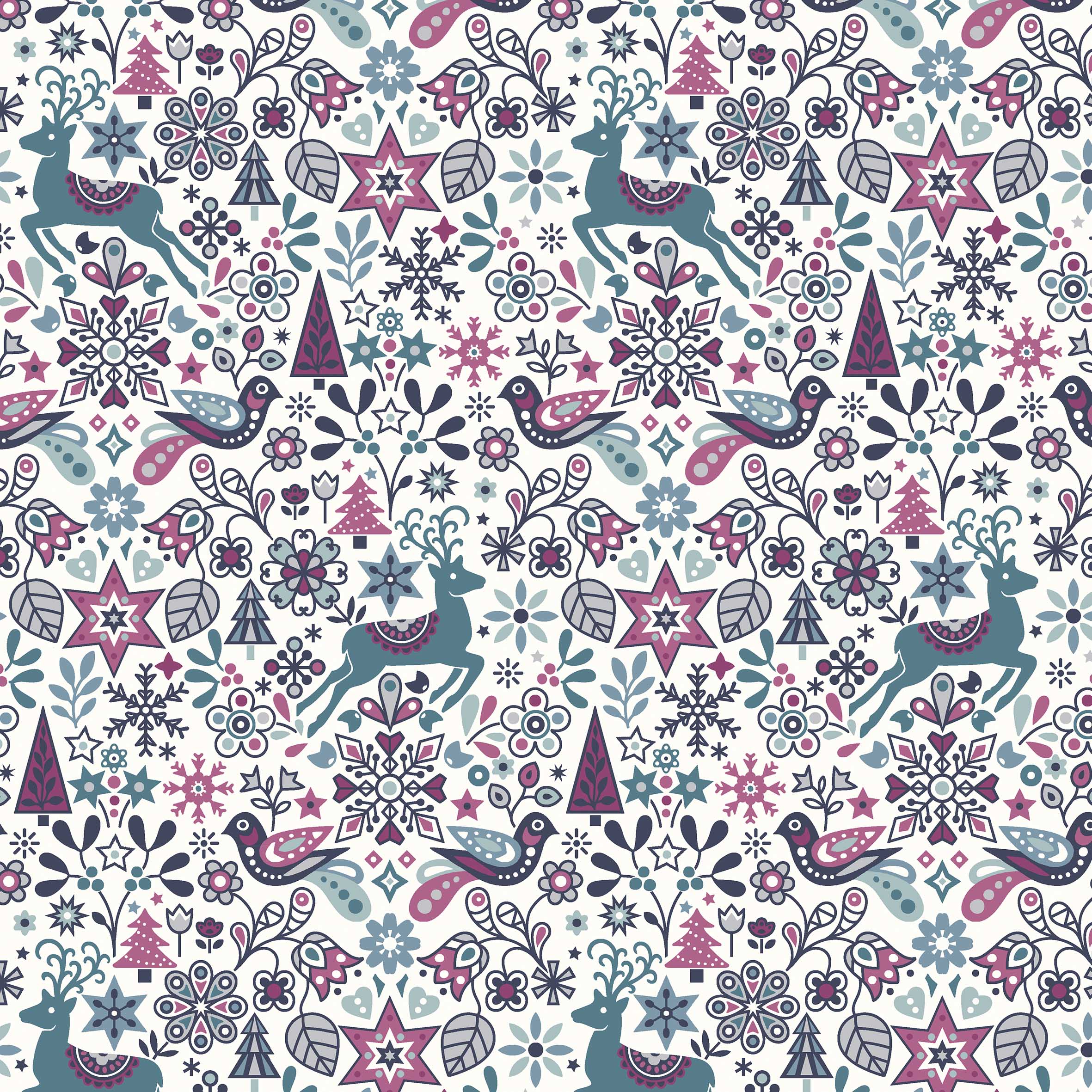 Liberty Woodland Christmas Fabric – Woodland Wonderland | 100% Cotton Fabric