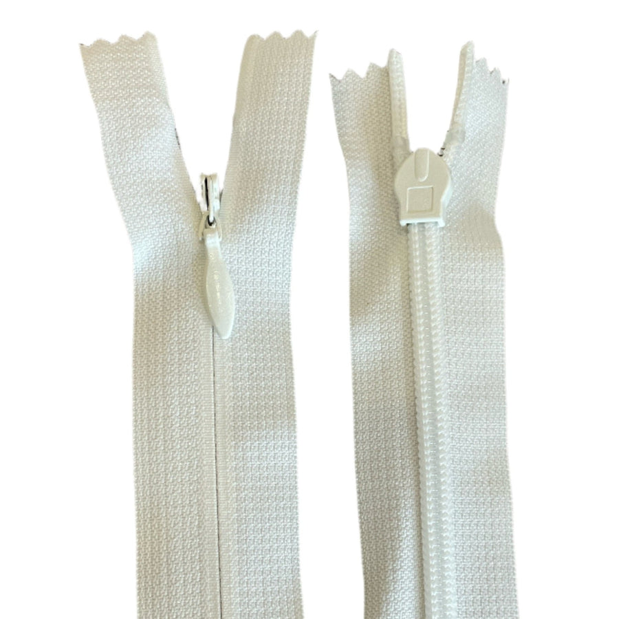 Invisible / Concealed Zippers  - Ivory #5 Heavy Duty