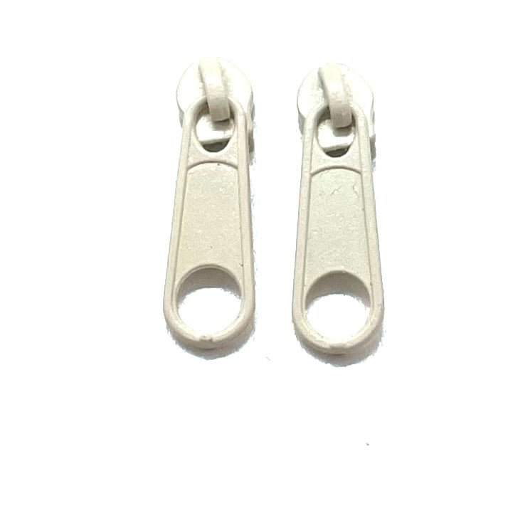 cream size 5 sliders for continuous long chain tape
