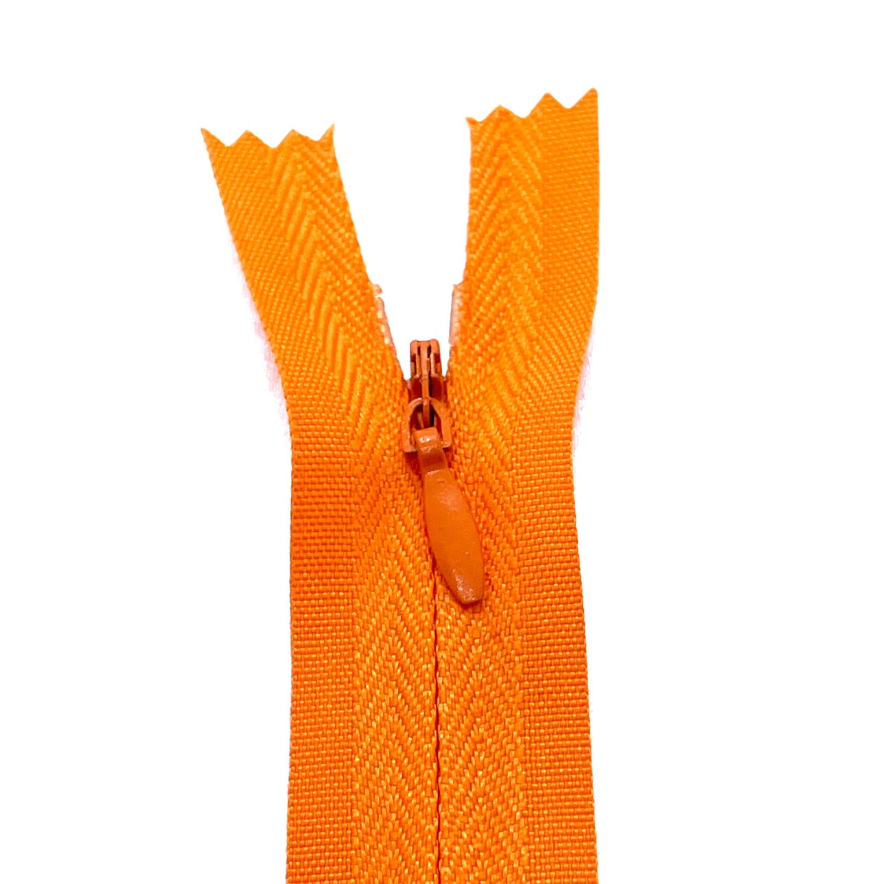 Invisible / Concealed Zippers  - Orange