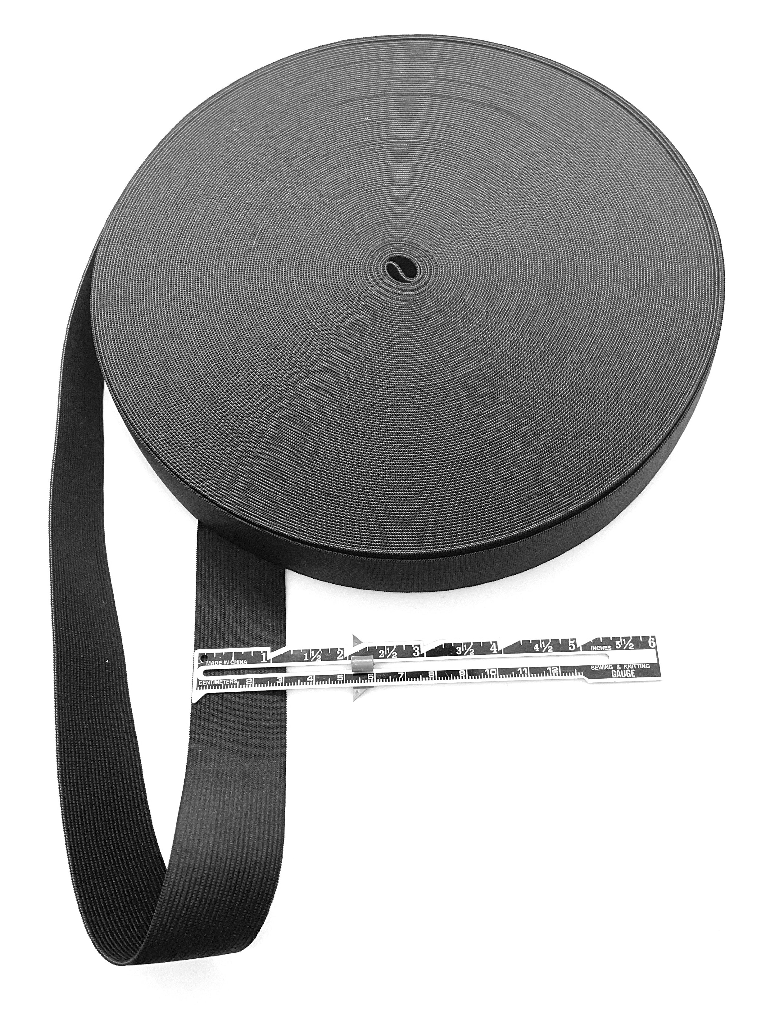 3cm black elastic roll of 40 metres
