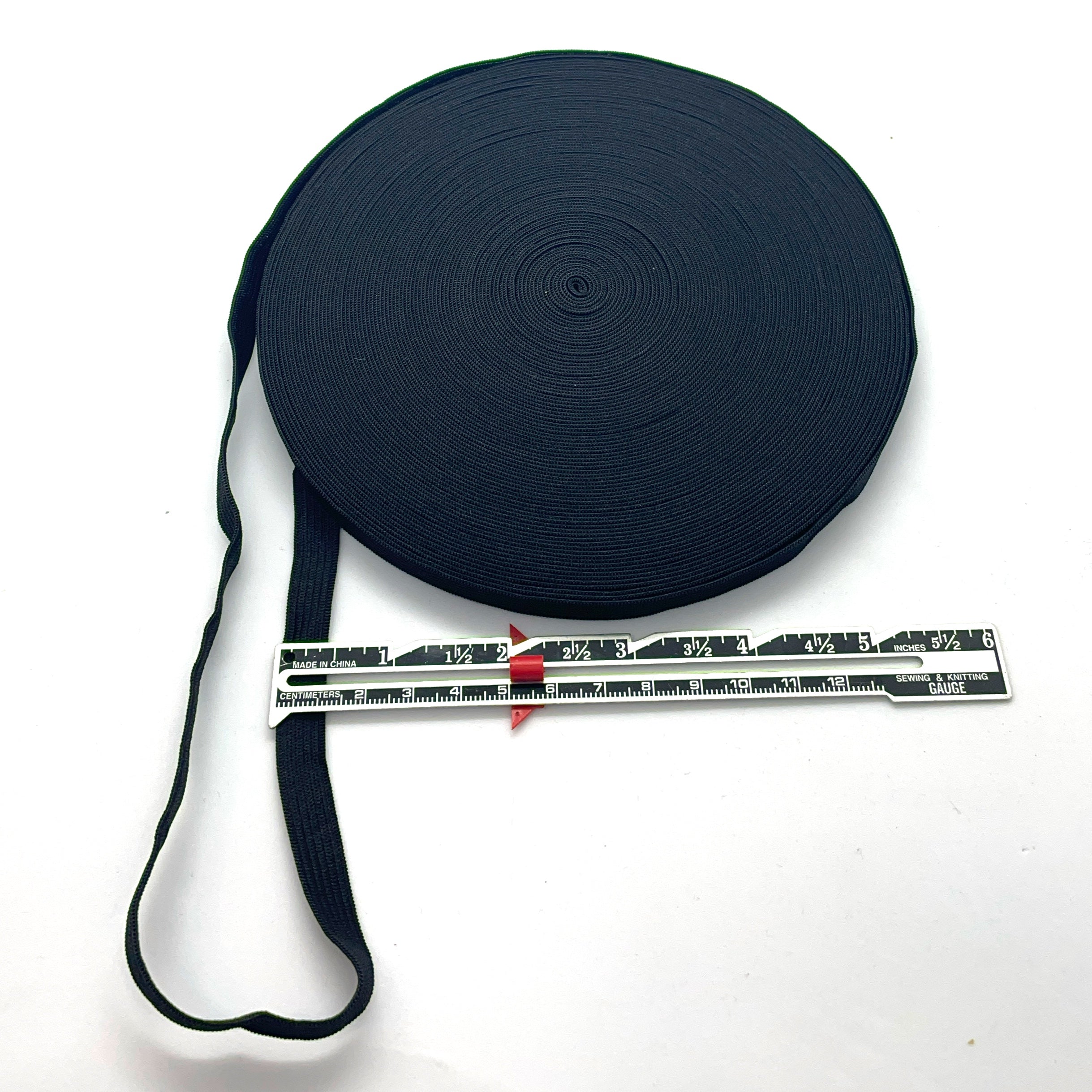 rollow of 1cm black elastic