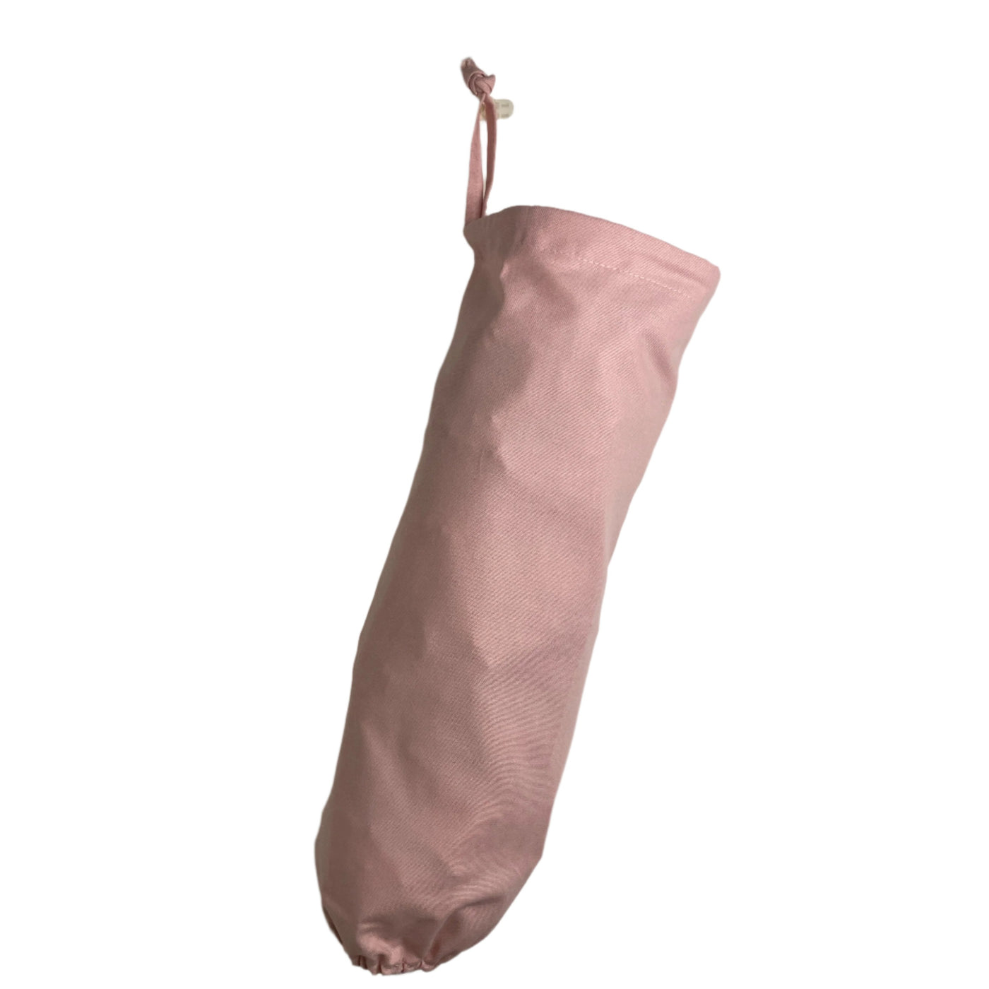 pink plastic bag dispenser