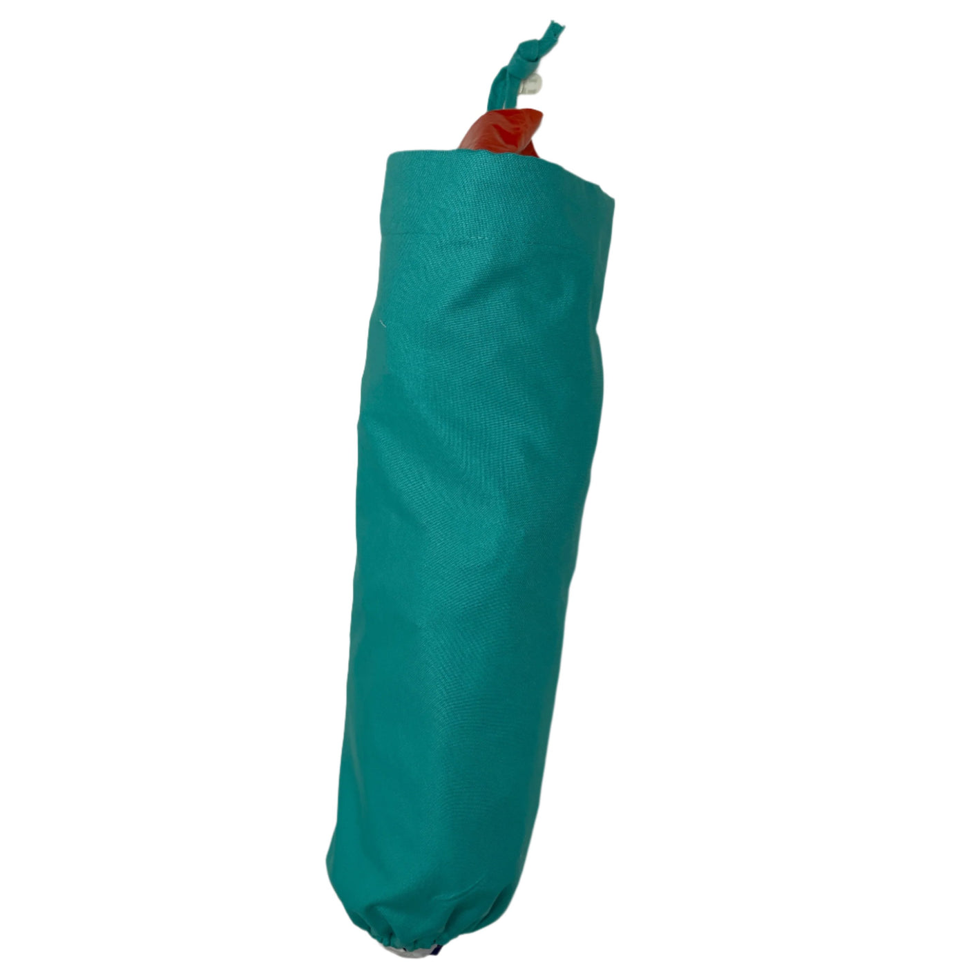 turquoise canvas plastic bag dispenser