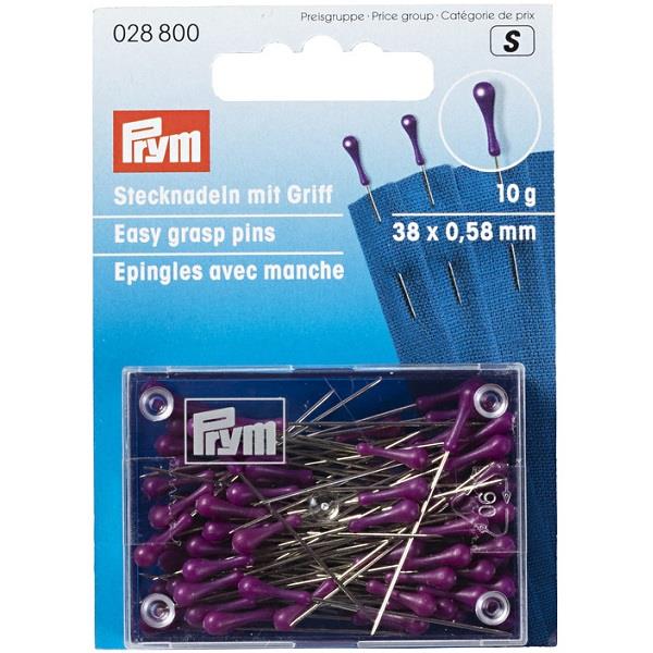 Prym Easy Grasp Pins – Purple