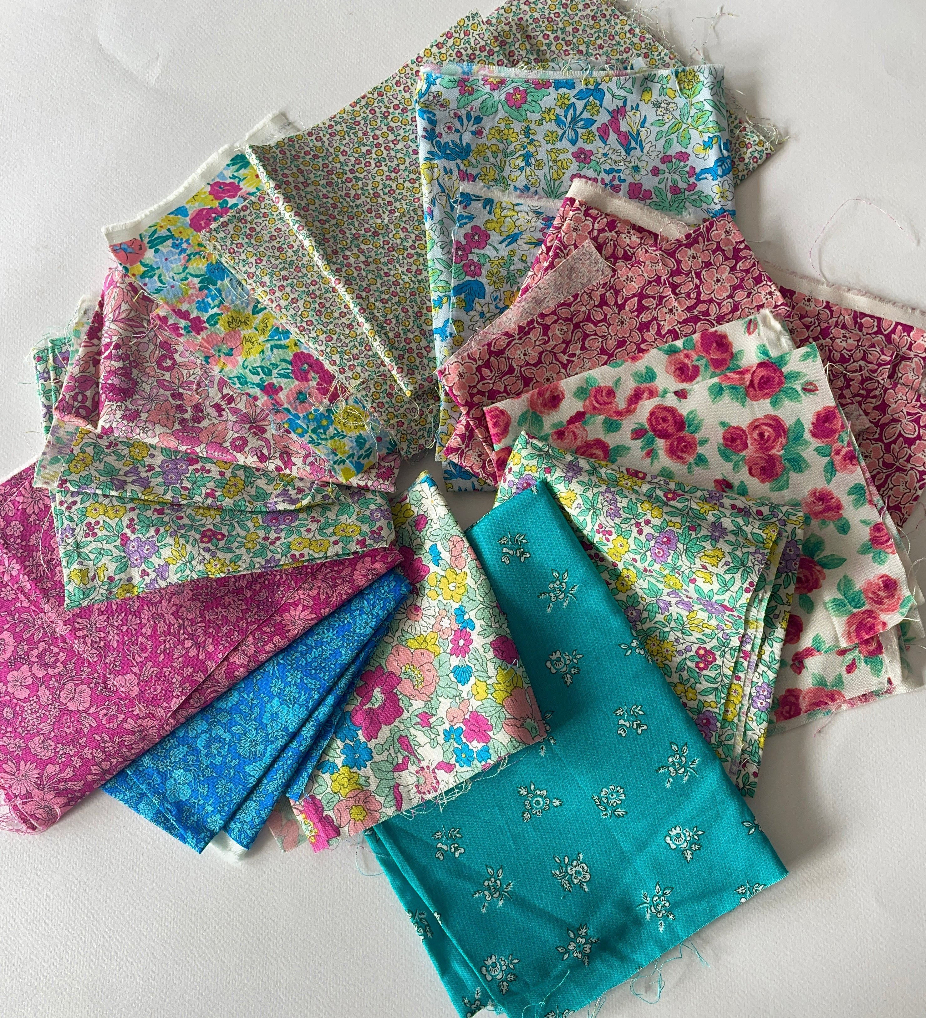 Off cuts from the popular flower show summer collection
