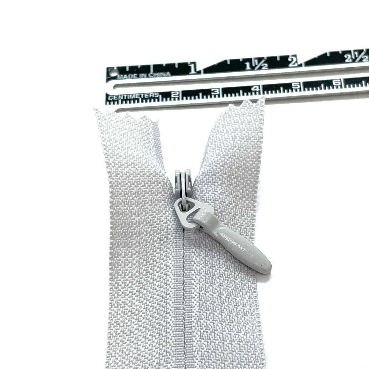 Back Invisible Zipper Invisible / Concealed Zipper - Light Grey #5 Heavy Duty · Mayhem Fabric