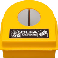 The Olfa Deluxe DC-2 Safety Blade Disposal Case. Simple and safe solution to snap, store and dispose of used blades & blade segments with this purpose made blade disposal case. Perfect addition to your tool bag and ideal to have for storage of used blades safely in around your workplace