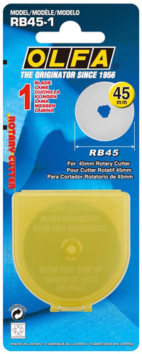 OLFA replacement blades for 45mm rotary cutters RB45-1