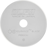 OLFA replacement endurance blade for 60mm rotary cutters RB60H-1