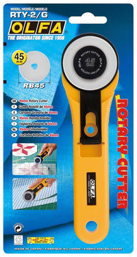 OLFA rotary cutter in 45mm size classic straight cutter RTY=2/G