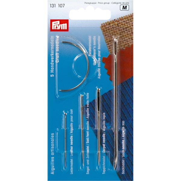 craft and repair needles for leather, sacks etc.