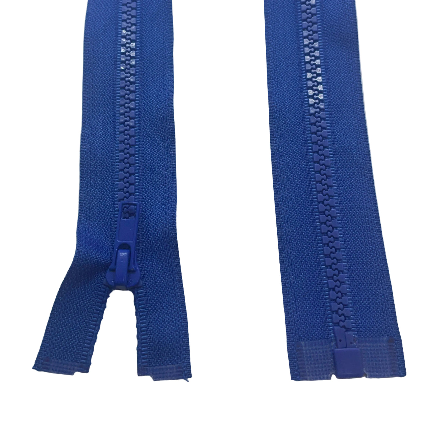 Royal blue chunky zippers in size 30" ideal for jackets, craft projects