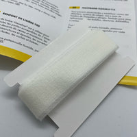 Vlieseline Edge Tape can be used wherewhere where stretch must be avoided:  the front edge on jackets and coats, lapel break, armhole, shoulder area, procket openings, vents, hems and other edges.     Press on firmly, step by step, using a damp cloth 10 seconds/area.     20mm wide by 5 m 