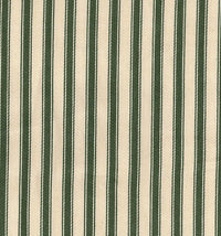 Green and beige striped fabric pattern