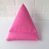 cerise pink canvas bean bag tablet or ipad holder