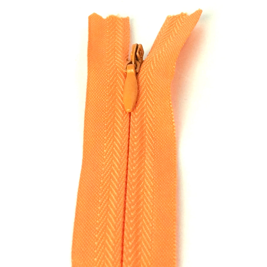 Invisible / Concealed Zippers  - Golden Orange