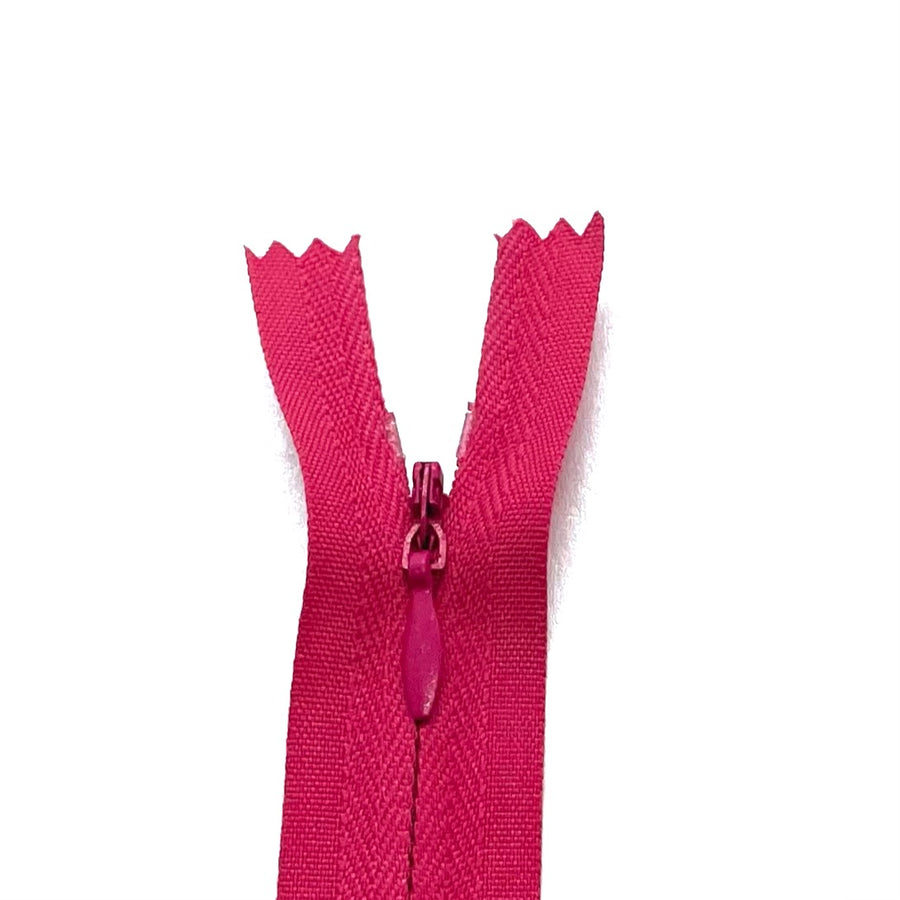 Invisible / Concealed Zippers  - Cerise