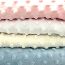 Fat quarter bundle of four colours of dimple fleece.