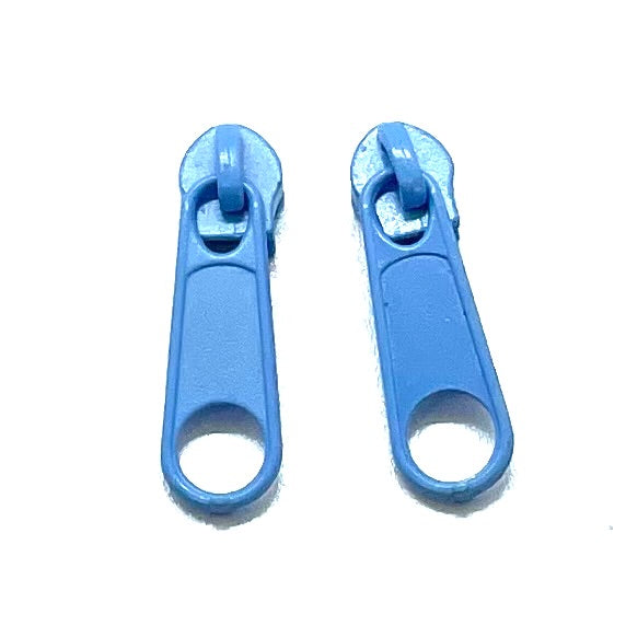 water blue continuous long chain zipper tape and sliders