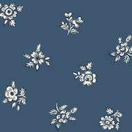 Abbeywood blue from the flower show winter collection from Liberty of London Fabrics