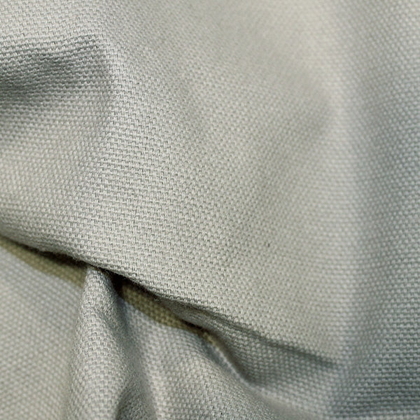 Silver Grey Canvas Fabric, Plain Colours
