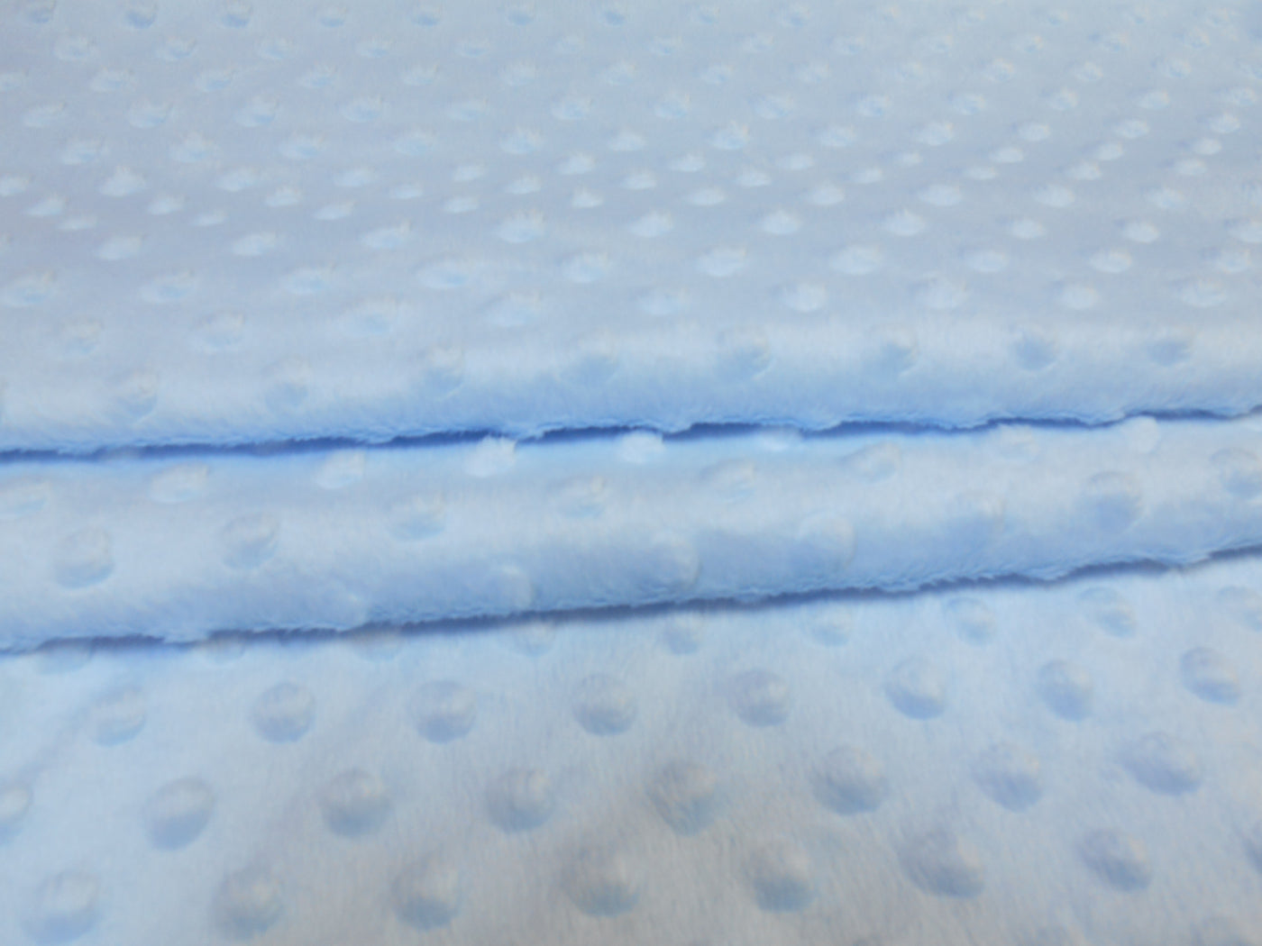 baby blue dimple fleece supersoft fabric