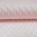 off cuts of dimple fleece in baby pink