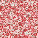 Liberty of London - Flower Show Midsummer Collection  Based on design Emily which was created in 1989, Emily Silhouette flower is a monochrome version of the original.  A variety of mixed flowers including daisies, marguerites, peonies and cornflowers were drawn in outline and arranged over a plain coloured background.  These gorgeous fabrics are 112cm/44" and 100% cotton.  