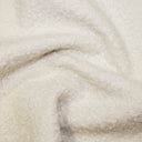 Off Cut | Ecru / Off white cream Boucle Fabric