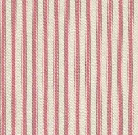Pink ticking canvas fabric cotton