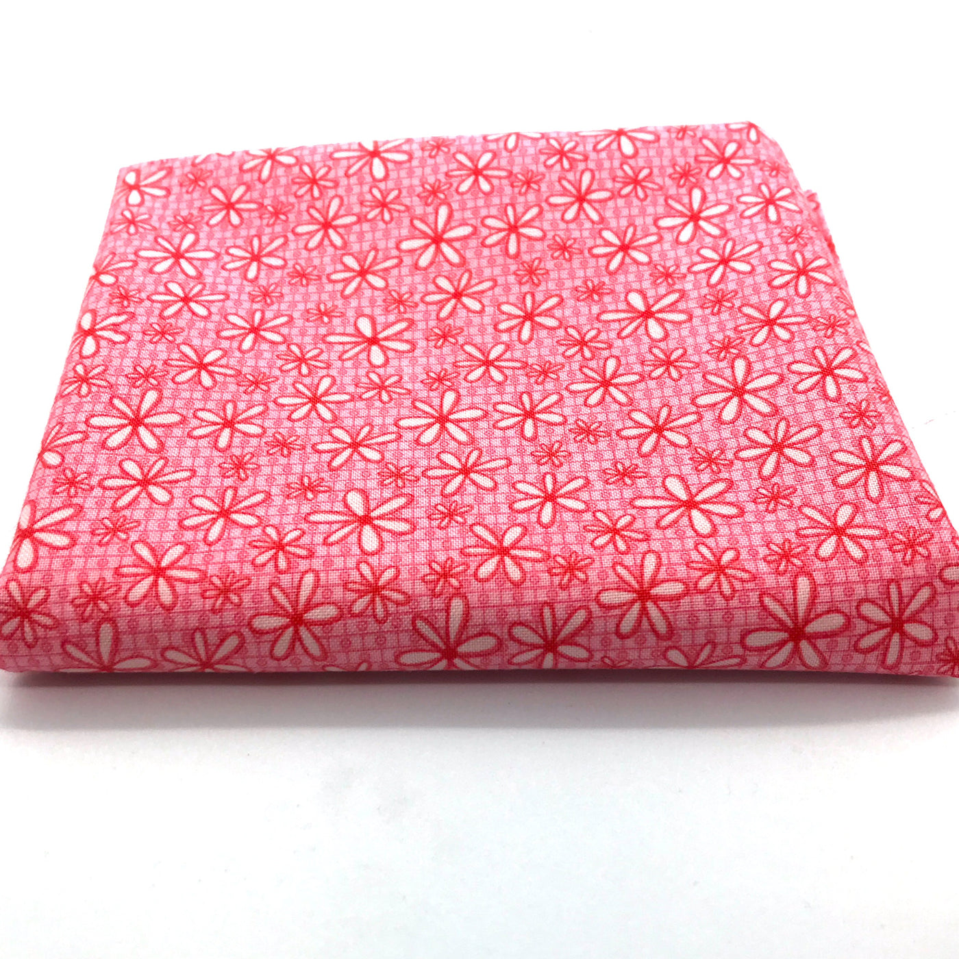 Pink daisy pattern from the basically hugs collection by Red Rooster