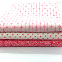 Pink fat quarter bundle from the basically hugs collection by Red Rooster