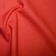 Hot Tomato red plain cotton fabric from Rose and Hubble True Craft Cotton Range
