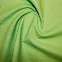 lime green plain cotton fabric from Rose and Hubble True Craft Cotton Range