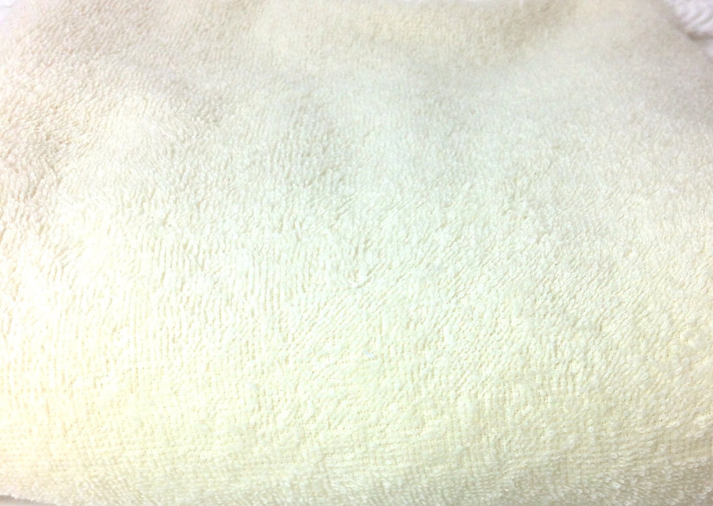 Cream terry towelling fabric, double sided 155cm wide