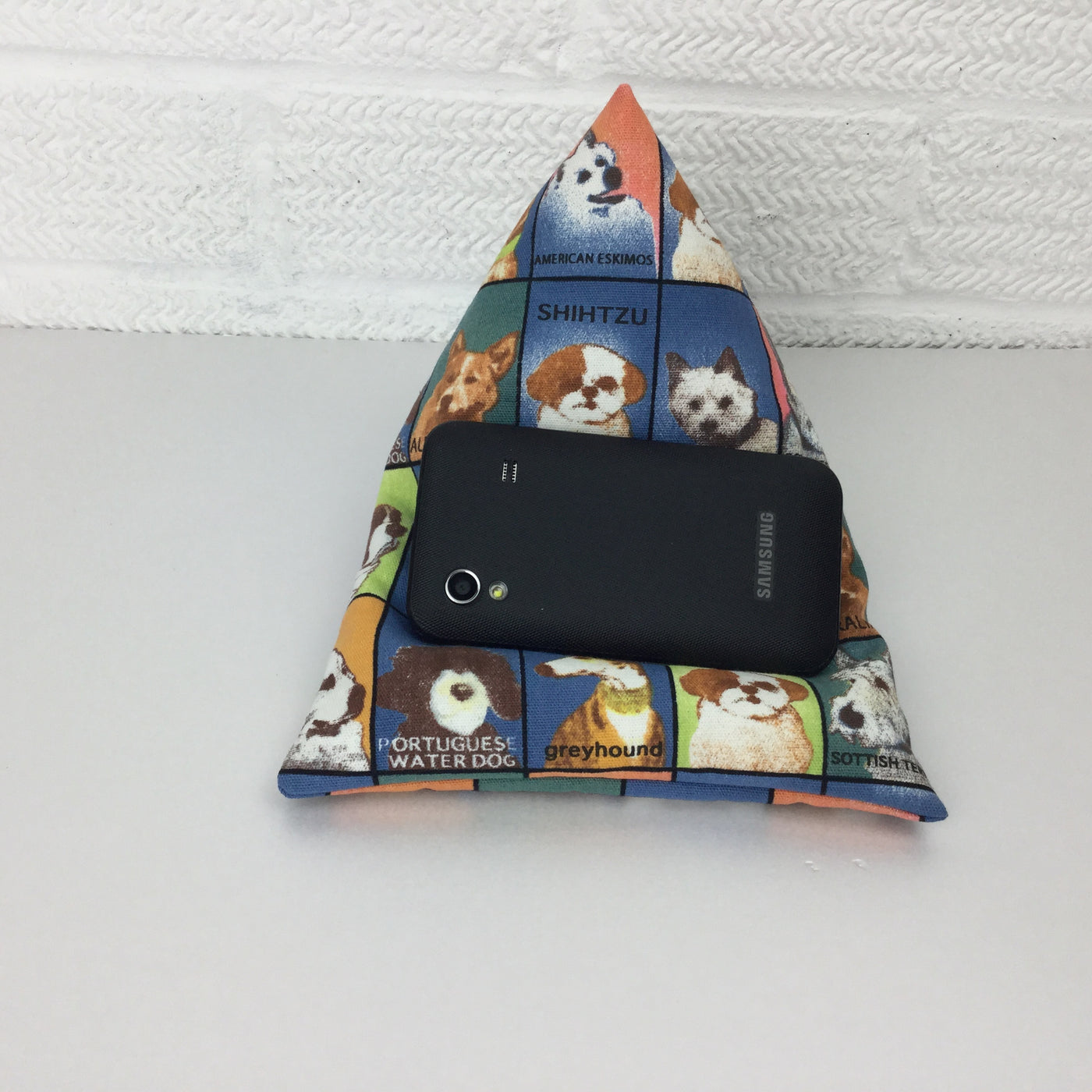 Dog Lover Phone Holder Bean Bag Cushion