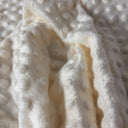 ivory cream dimple fleece supersoft fabric