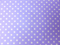 Lilac spotted cotton fabric by rose and hubble