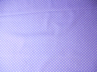 Lilac spotted cotton fabric by rose and hubble