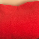 Red terry toweling fabric 100% cotton and double sided